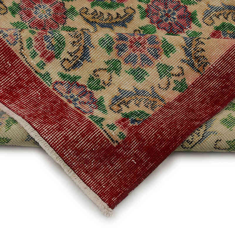 Vintage Turkish Hand-Knotted Rug - 6'  x 9' 11" (72" x 119") - K0083025
