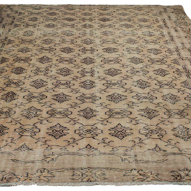 Alfombra Vintage Turca Anudada a Mano - 215 cm x 276 cm - K0083026