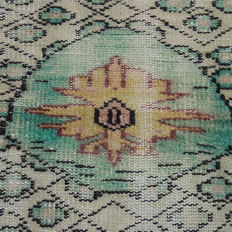 Vintage Turkish Hand-Knotted Rug - 5'  x 8' 5" (60" x 101") - K0083027