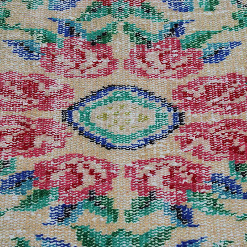 El Dokuma Vintage Halı - 152 cm x 238 cm - K0083028