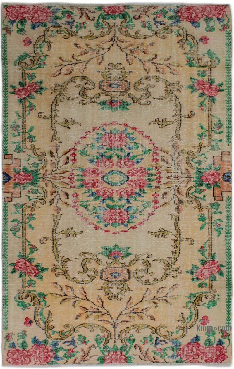 El Dokuma Vintage Halı - 152 cm x 238 cm - K0083028