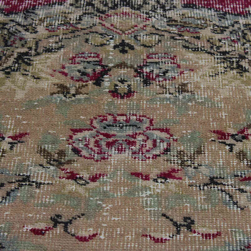 Vintage Turkish Hand-Knotted Rug - 6' 4" x 9' 6" (76" x 114") - K0083030