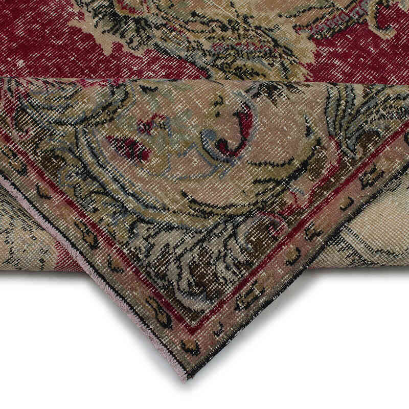 Vintage Turkish Hand-Knotted Rug - 6' 4" x 9' 6" (76" x 114") - K0083030