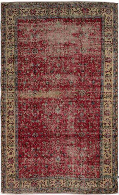 El Dokuma Vintage Halı - 153 cm x 262 cm