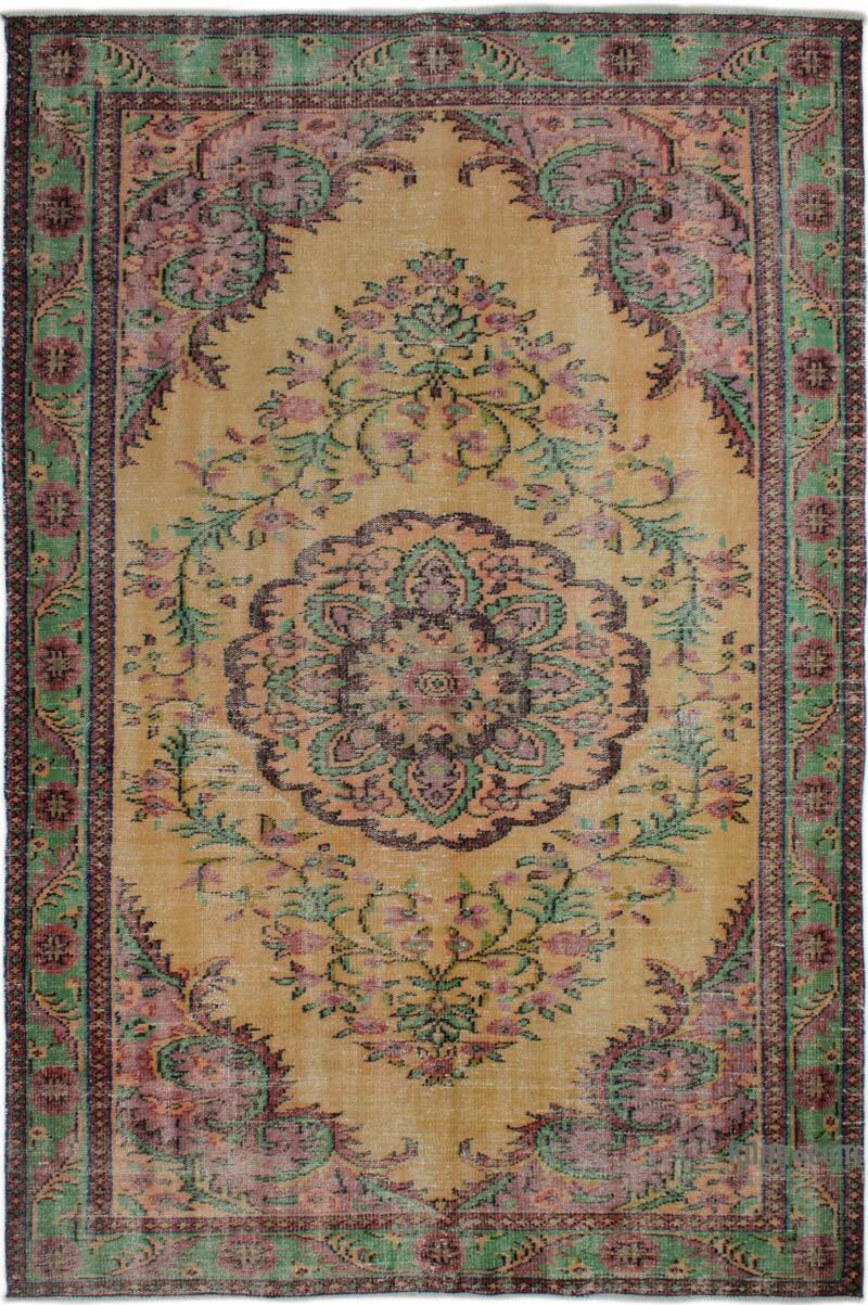El Dokuma Vintage Halı - 169 cm x 260 cm - K0083033