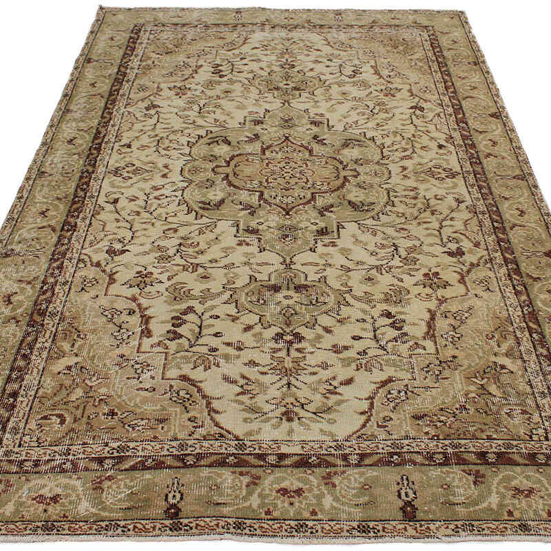 El Dokuma Vintage Halı - 153 cm x 237 cm - K0083036
