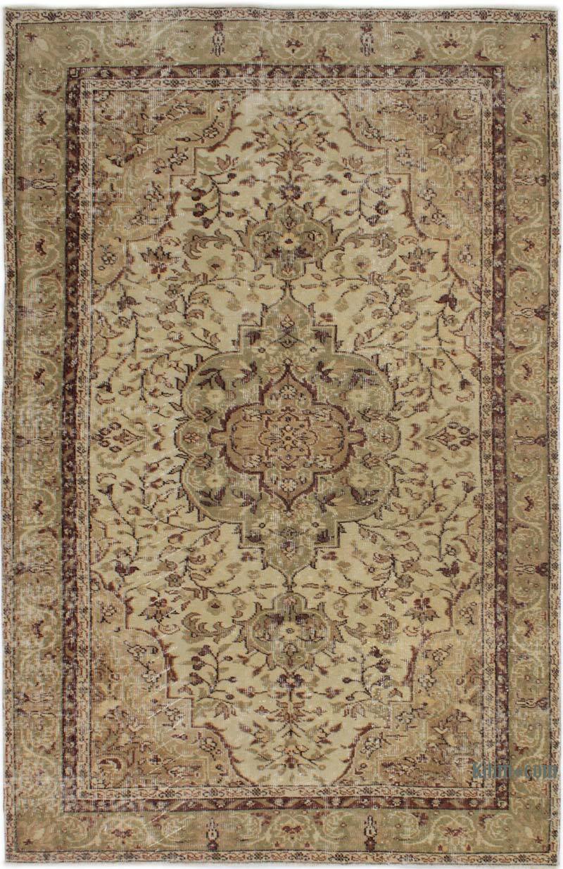 El Dokuma Vintage Halı - 153 cm x 237 cm - K0083036