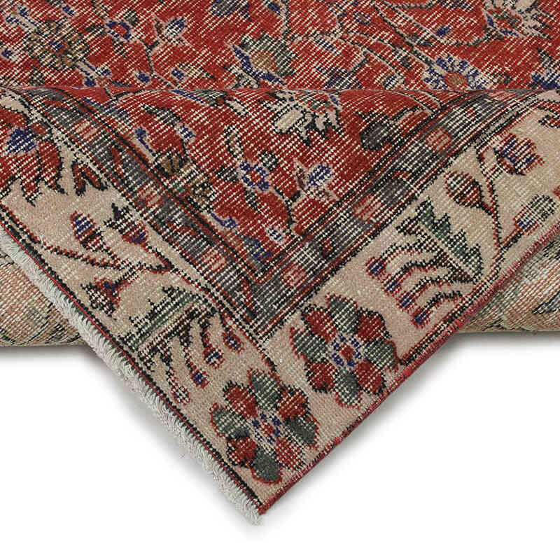 Vintage Turkish Hand-Knotted Rug - 4' 11" x 8' 7" (59" x 103") - K0083037