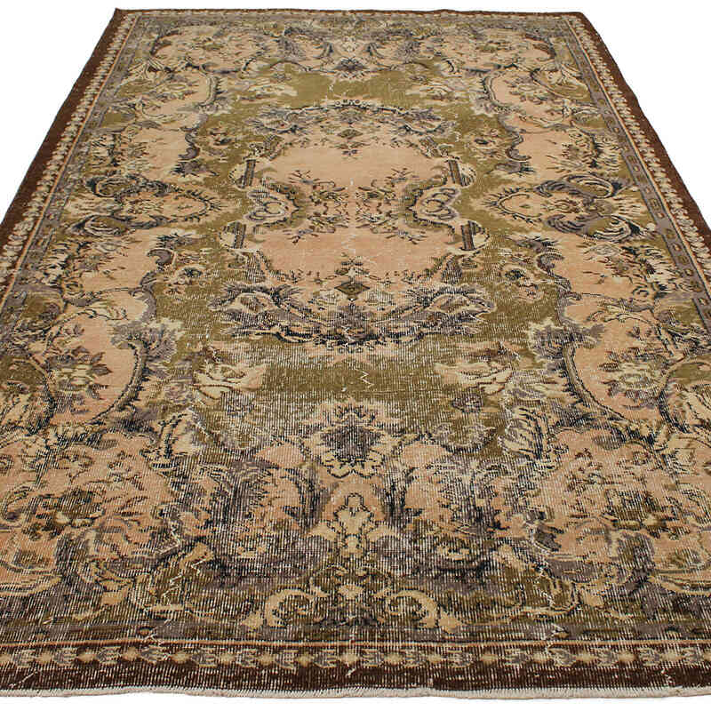 Alfombra Vintage Turca Anudada a Mano - 175 cm x 298 cm - K0083038