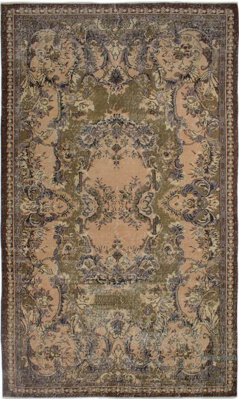 Alfombra Vintage Turca Anudada a Mano - 175 cm x 298 cm - K0083038