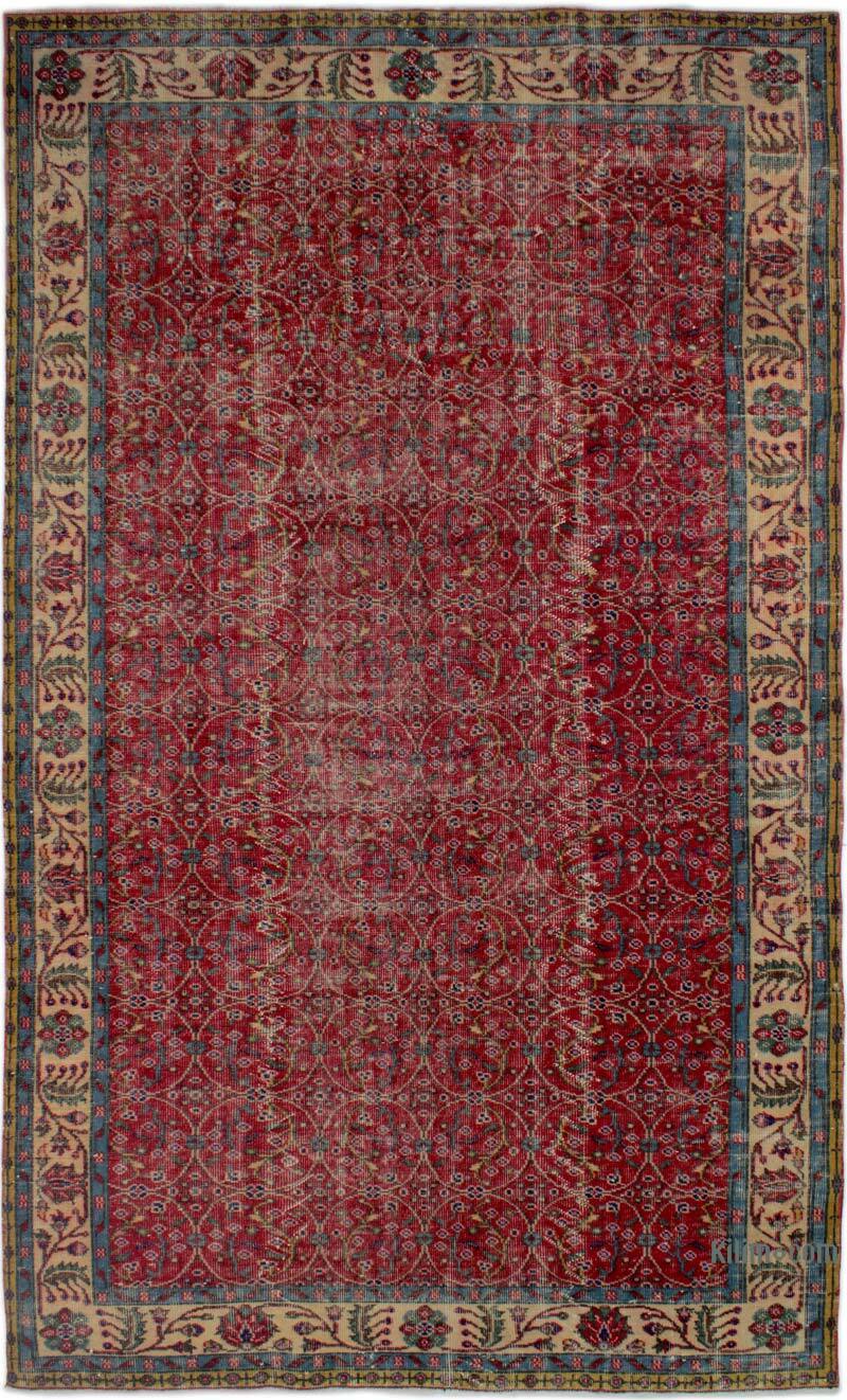 Alfombra Vintage Turca Anudada a Mano - 170 cm x 287 cm - K0083039