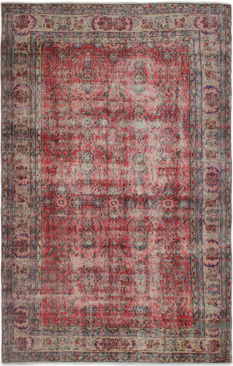 Vintage Turkish Hand-Knotted Rug - 6' 2" x 9' 10" (74" x 118") - K0083042