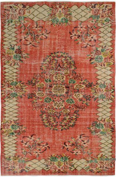 El Dokuma Vintage Halı - 175 cm x 268 cm