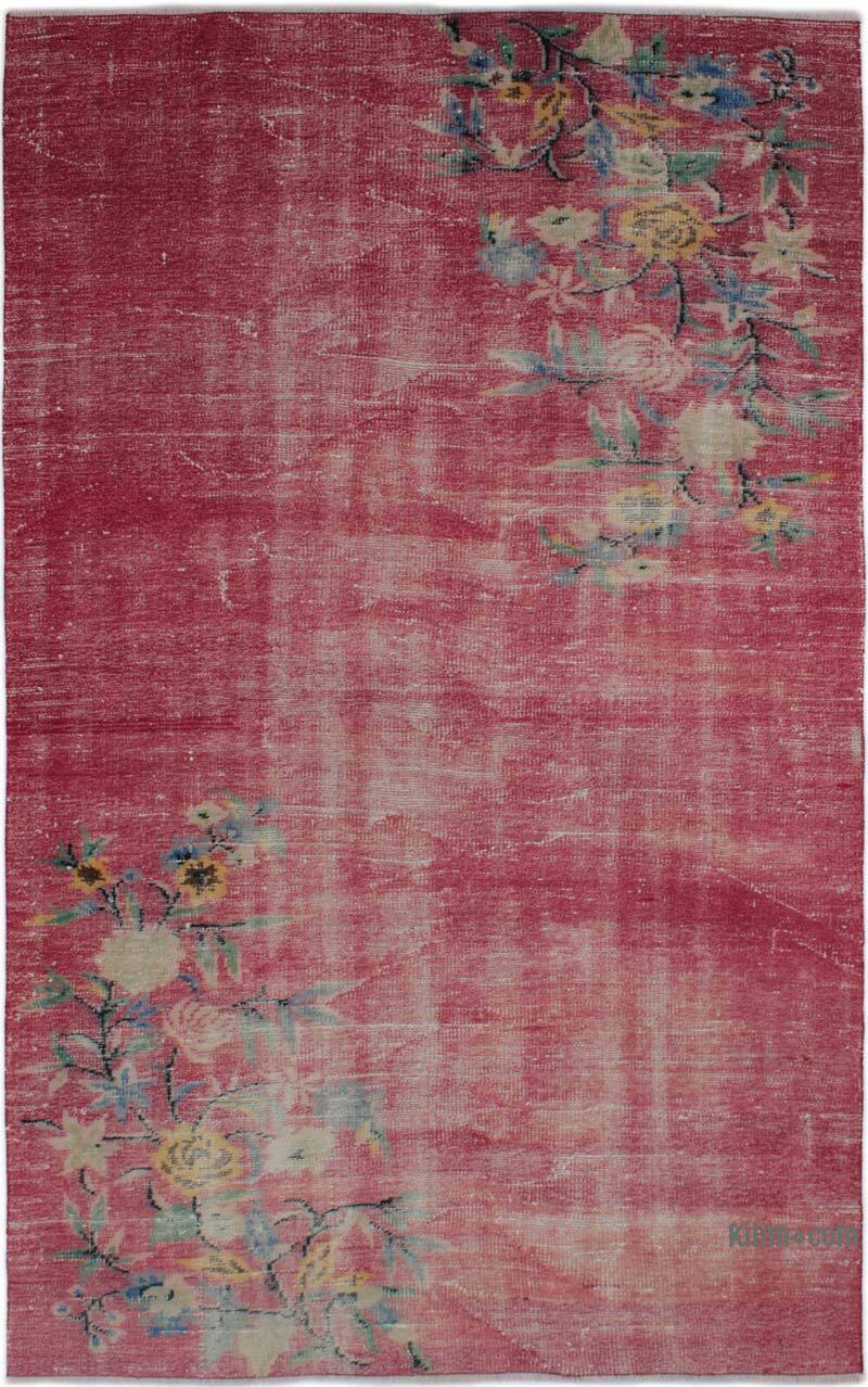 Alfombra Vintage Turca Anudada a Mano - 152 cm x 245 cm - K0083046