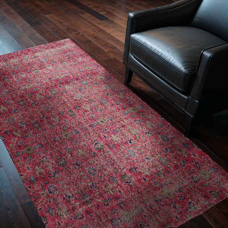 Vintage Turkish Hand-Knotted Rug - 3' 8" x 6' 6" (44" x 78") - K0083047