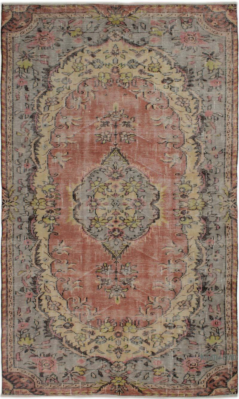 El Dokuma Vintage Halı - 157 cm x 267 cm - K0083048