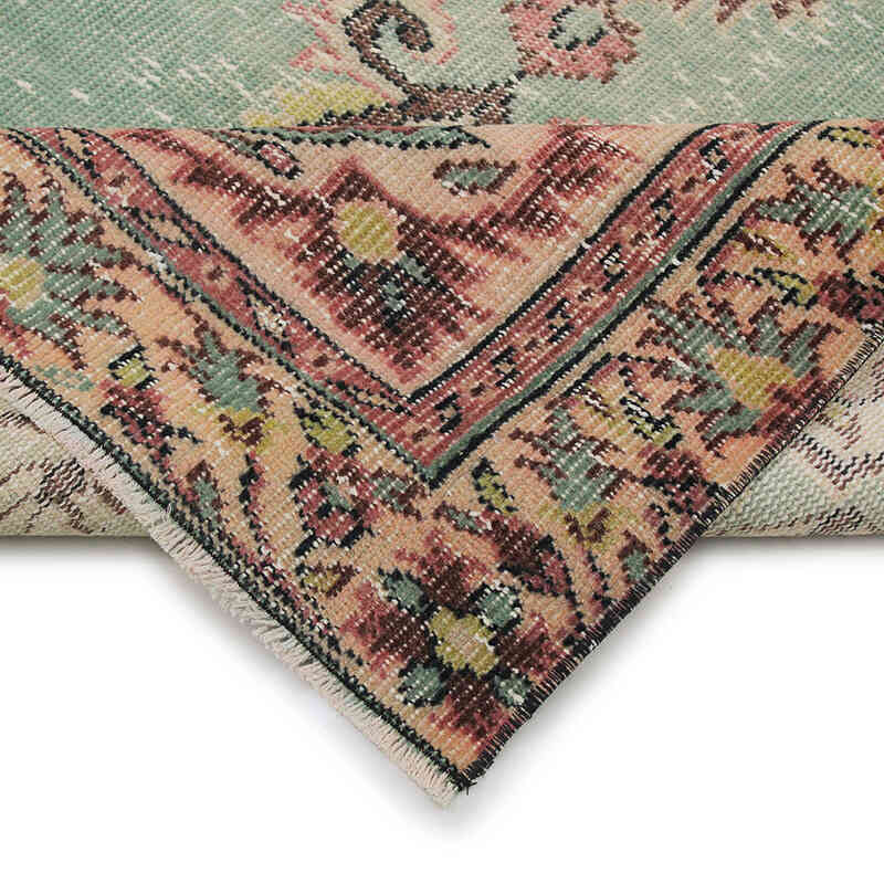 El Dokuma Vintage Halı - 142 cm x 256 cm - K0083049