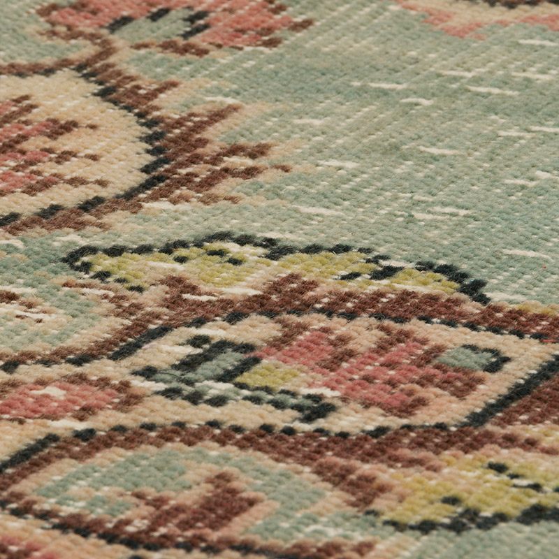 Vintage Turkish Hand-Knotted Rug - 4' 8" x 8' 5" (56" x 101") - K0083049