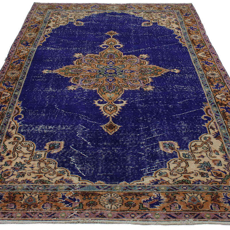 Vintage Turkish Hand-Knotted Rug - 5' 2" x 8' 5" (62" x 101") - K0083050