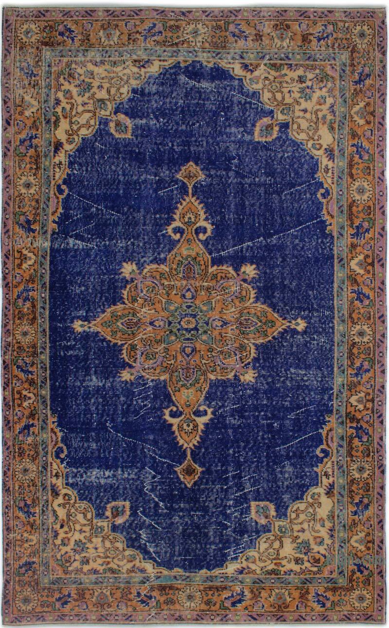 Vintage Turkish Hand-Knotted Rug - 5' 2" x 8' 5" (62" x 101") - K0083050