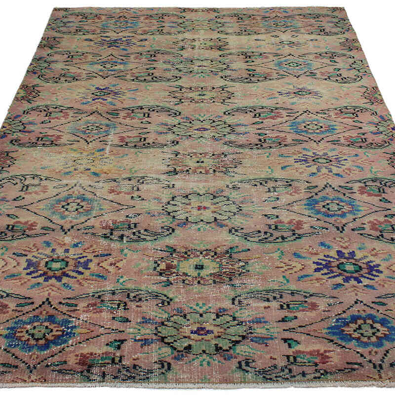 Vintage Turkish Hand-Knotted Rug - 5' 1" x 8' 4" (61" x 100") - K0083056