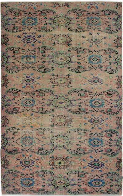 El Dokuma Vintage Halı - 155 cm x 254 cm