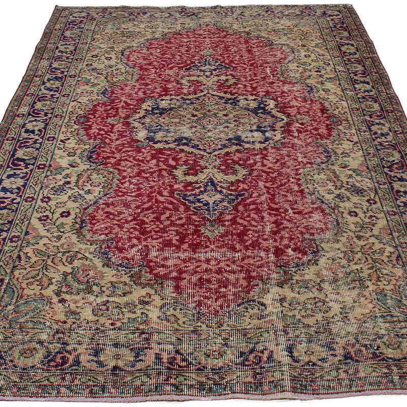 Vintage Turkish Hand-Knotted Rug - 5' 4" x 8' 6" (64" x 102") - K0083059