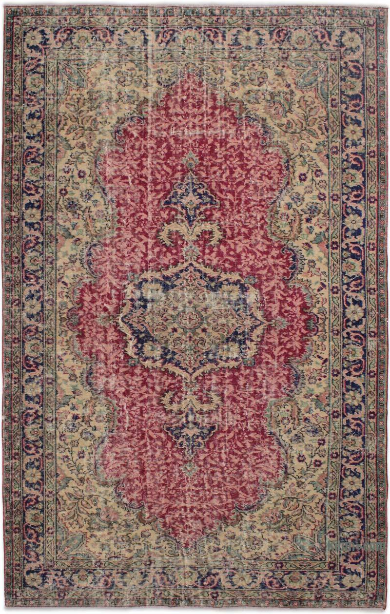 Vintage Turkish Hand-Knotted Rug - 5' 4" x 8' 6" (64" x 102") - K0083059