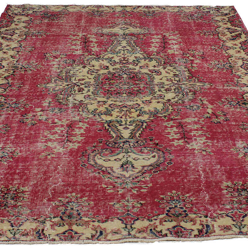 Alfombra Vintage Turca Anudada a Mano - 158 cm x 221 cm - K0083061