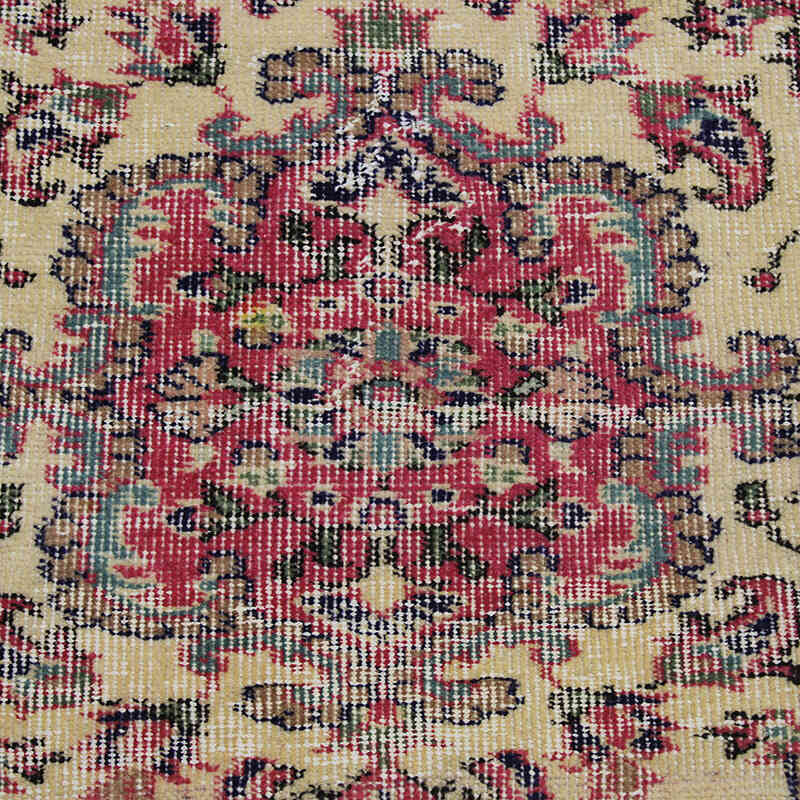 Alfombra Vintage Turca Anudada a Mano - 158 cm x 221 cm - K0083061