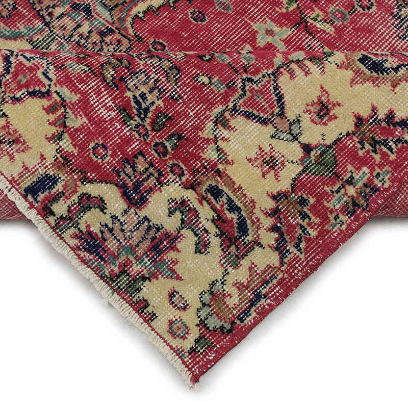 Alfombra Vintage Turca Anudada a Mano - 158 cm x 221 cm - K0083061