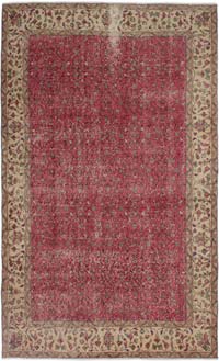 Alfombra Vintage Turca Anudada a Mano - 157 cm x 260 cm