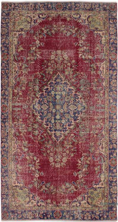 El Dokuma Vintage Halı - 153 cm x 290 cm