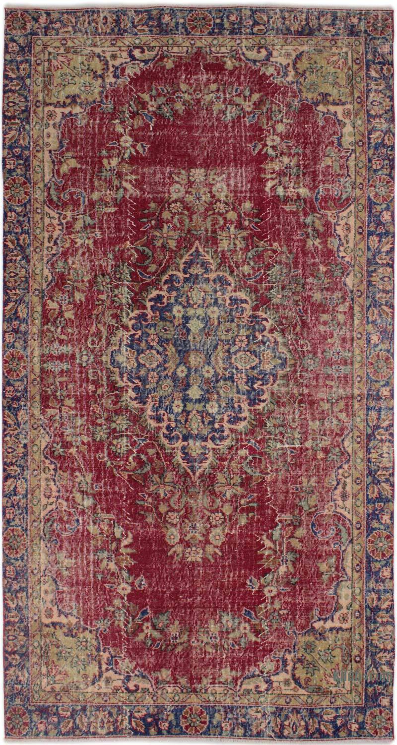 El Dokuma Vintage Halı - 153 cm x 290 cm - K0083066