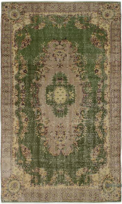 Alfombra Vintage Turca Anudada a Mano - 161 cm x 271 cm