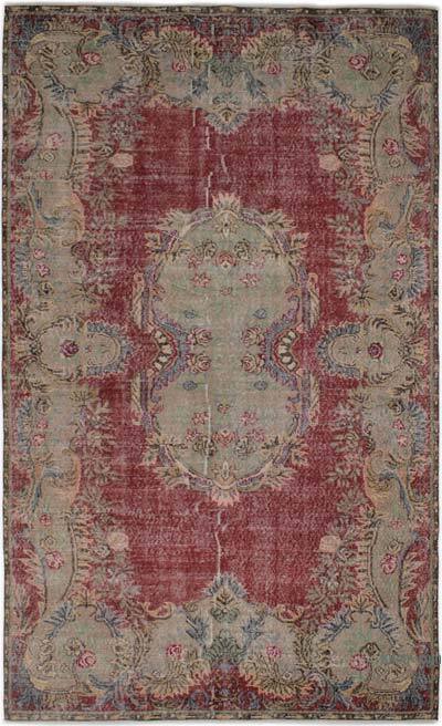 El Dokuma Vintage Halı - 176 cm x 296 cm