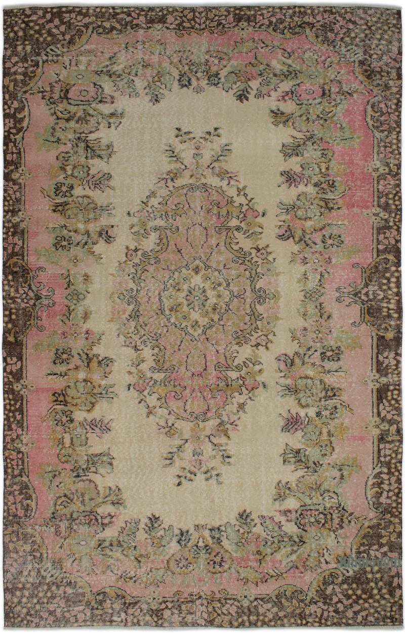 Vintage Turkish Hand-Knotted Rug - 5' 11" x 9' 5" (71" x 113") - K0083070