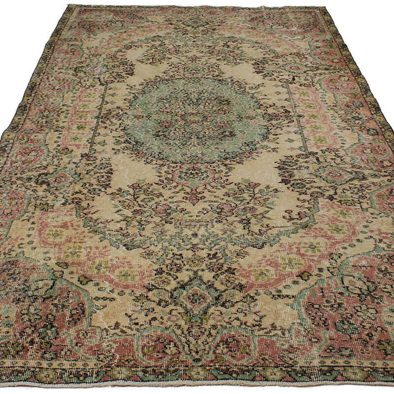 Vintage Turkish Hand-Knotted Rug - 5' 5" x 9' 6" (65" x 114") - K0083071