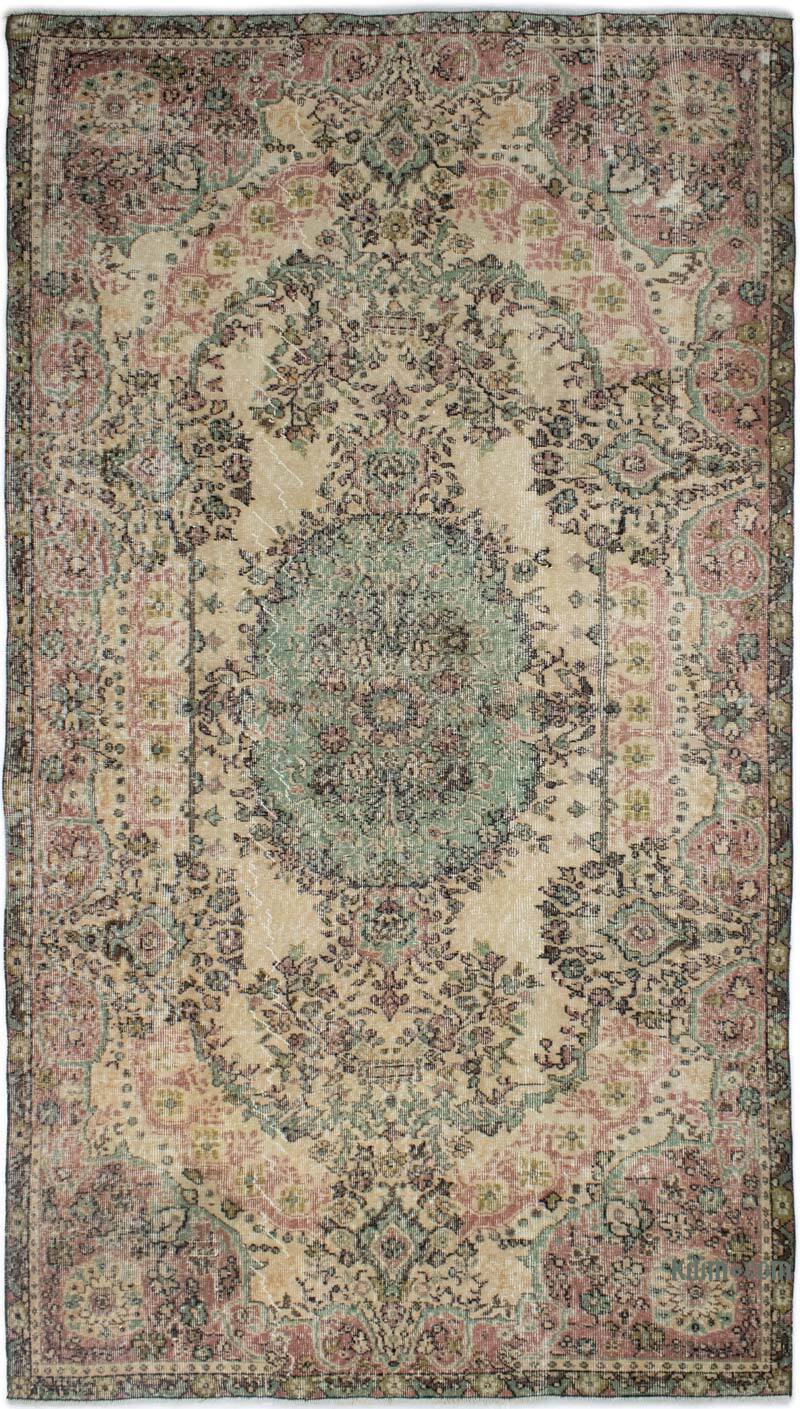 Vintage Turkish Hand-Knotted Rug - 5' 5" x 9' 6" (65" x 114") - K0083071