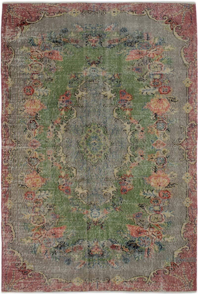 Alfombra Vintage Turca Anudada a Mano - 175 cm x 261 cm - K0083072
