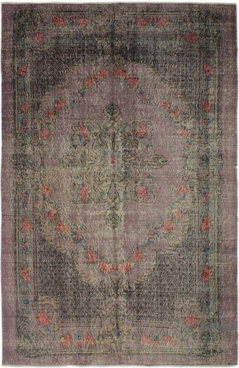 Alfombra Vintage Turca Anudada a Mano - 192 cm x 304 cm - K0083073