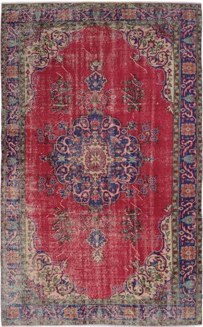 Alfombra Vintage Turca Anudada a Mano - 173 cm x 285 cm