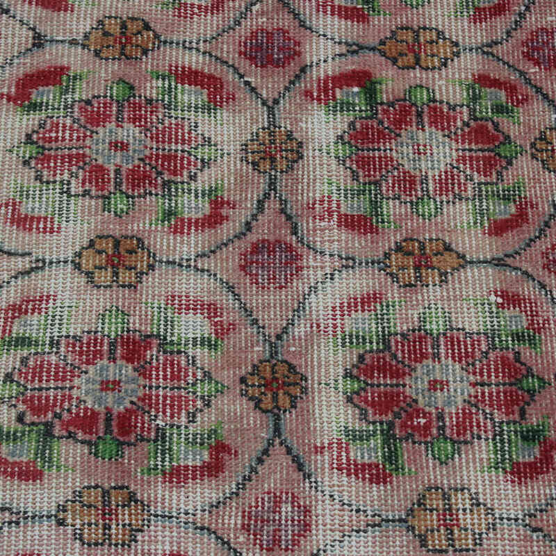 Vintage Turkish Hand-Knotted Rug - 5' 10" x 9'  (70" x 108") - K0083078