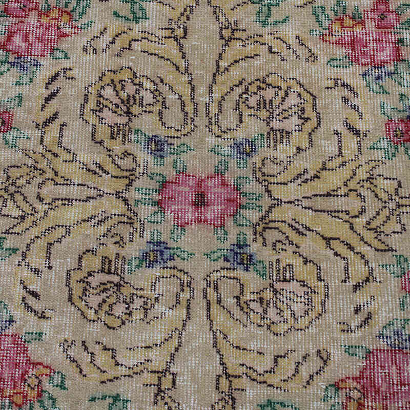 Alfombra Vintage Turca Anudada a Mano - 161 cm x 265 cm - K0083081