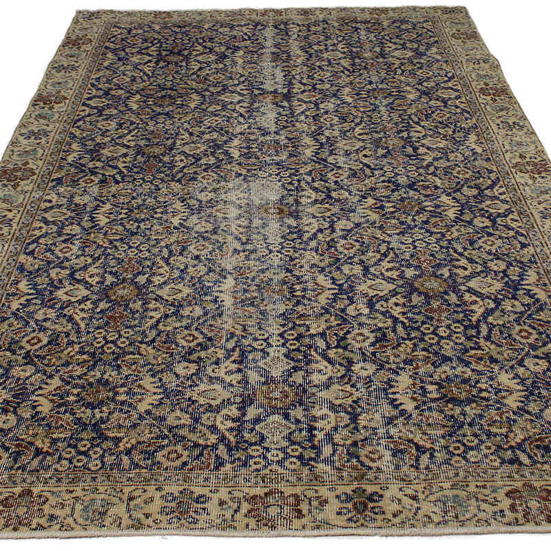 Vintage Turkish Hand-Knotted Rug - 5' 5" x 9' 4" (65" x 112") - K0083082