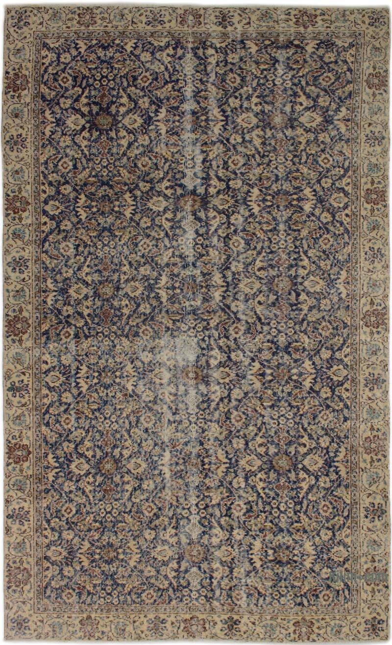 Vintage Turkish Hand-Knotted Rug - 5' 5" x 9' 4" (65" x 112") - K0083082
