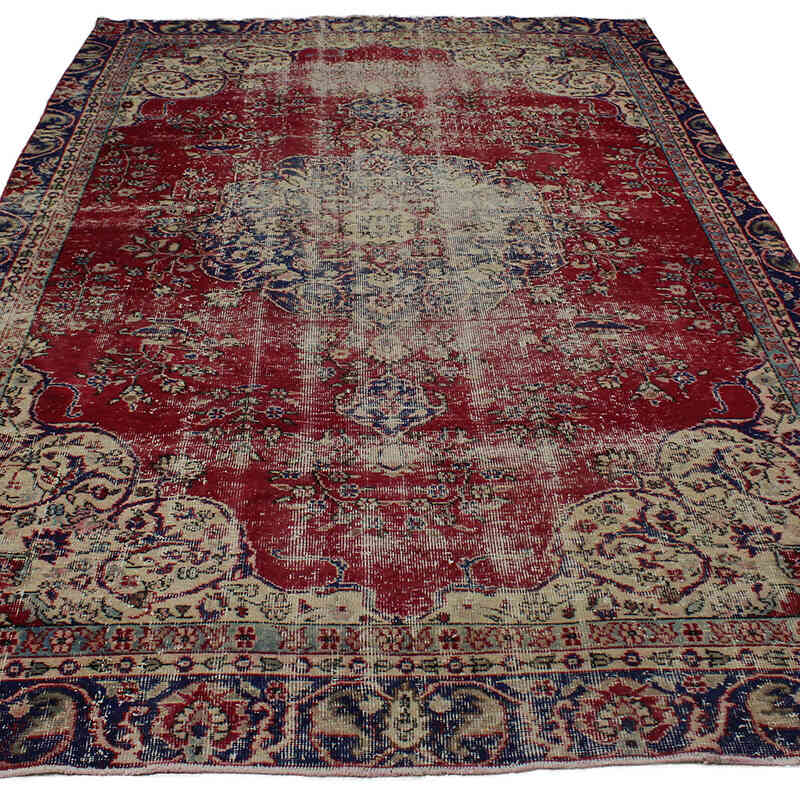Vintage Turkish Hand-Knotted Rug - 5' 10" x 9' 6" (70" x 114") - K0083084