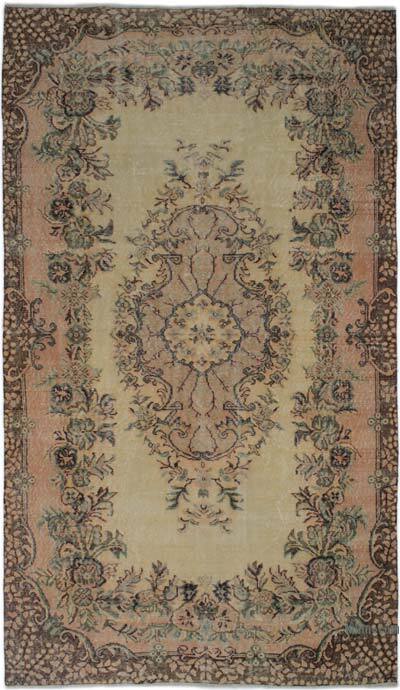 Alfombra Vintage Turca Anudada a Mano - 160 cm x 282 cm