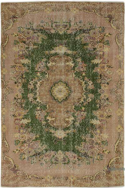 Vintage Turkish Hand-Knotted Rug - 4' 11" x 7' 8" (59" x 92")