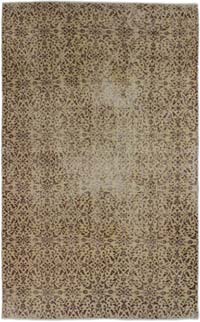 Vintage Turkish Hand-Knotted Rug - 5' 3" x 8' 8" (63" x 104")